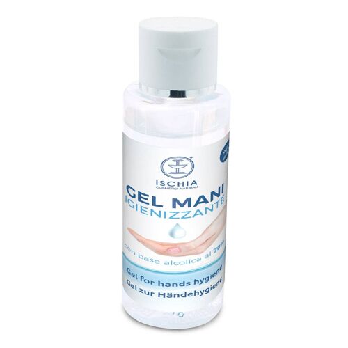 GEL-IGIENIZZANTE-MANI-con-base-alcolica-al-70% Eโ un gel idroalcolico, studiato per igienizzare la pelle delle mani, di pratico e facile utilizzo. Flaconcino da 50ml Eโ adatto ad in ogni situazione in cui รจ necessario effettuare una pulizia accurata delle mani: fuori casa e quando non si ha la possibilitร di lavarle (ad esempio in viaggio, sui mezzi pubblici, dopo aver toccato denaro, in palestra ecc.)