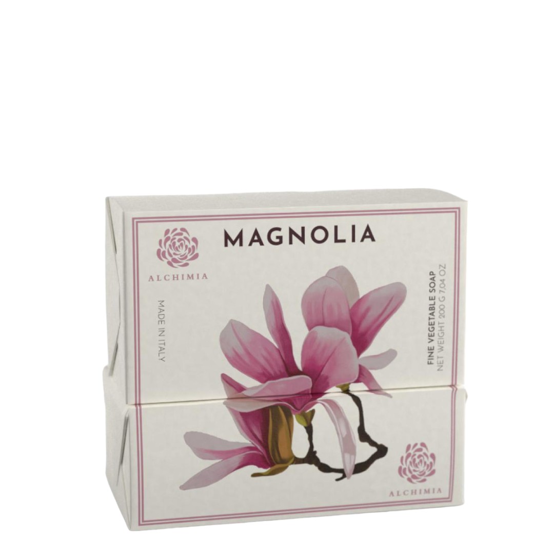 MAGNOLIA FINE VEGETABLE SOAP - ALCHIMIA - LINEA FIORENTINI ALLA MANGNOLIA MAGNOLIA FINE VEGETABLE SOAP