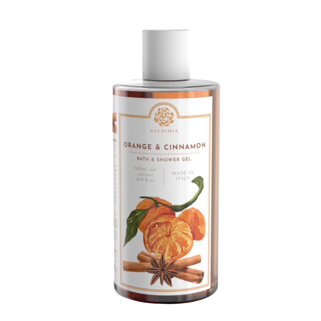 ORANGE AND CINNAMON BATH AND SHOWER GEL - ALCHIMIA - LINEA FIORENTINI ARANCIO E CANNELLA ORANGE AND CINNAMON BATH AND SHOWER GEL