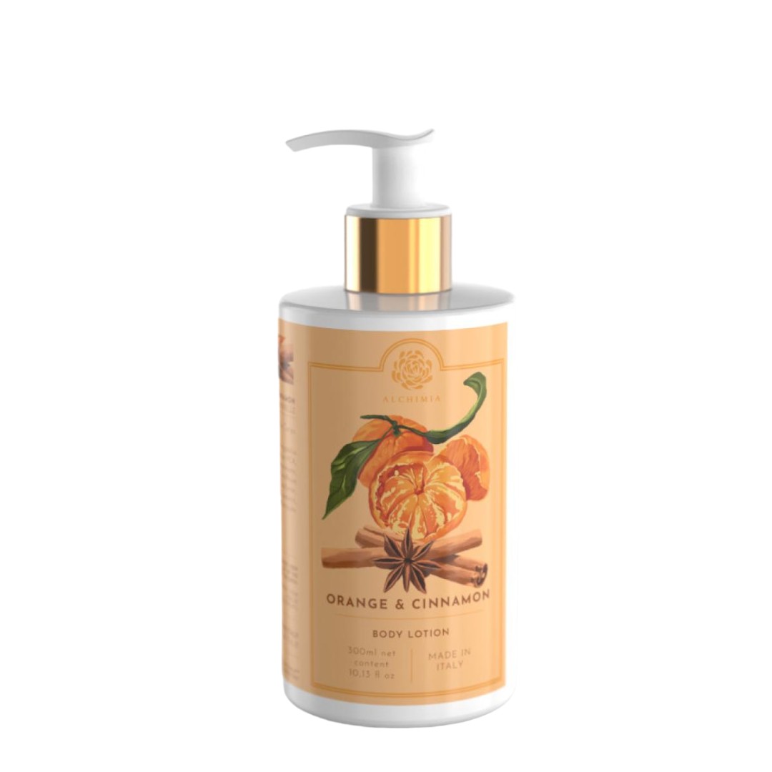 ORANGE AND CINNAMON BODY LOTION - ALCHIMIA - LINEA FIORENTINI ARANCIO E CANNELLA ORANGE AND CINNAMON BODY LOTION