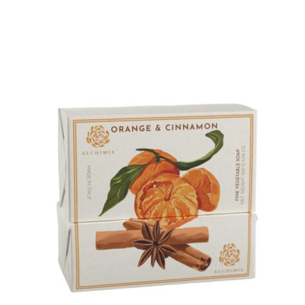 ORANGE AND CINNAMON FINE VEGETABLE SOAP