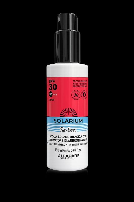 Acqua solare bifasica con attivatore spf30